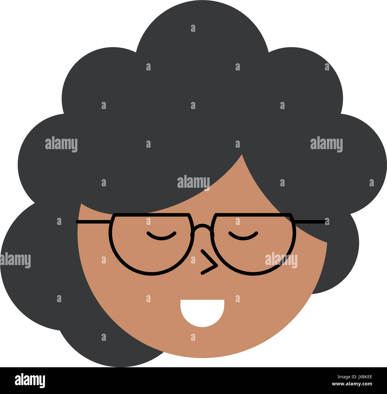 happy woman cartoon icon image Stock Vector Image & Art - Alamy