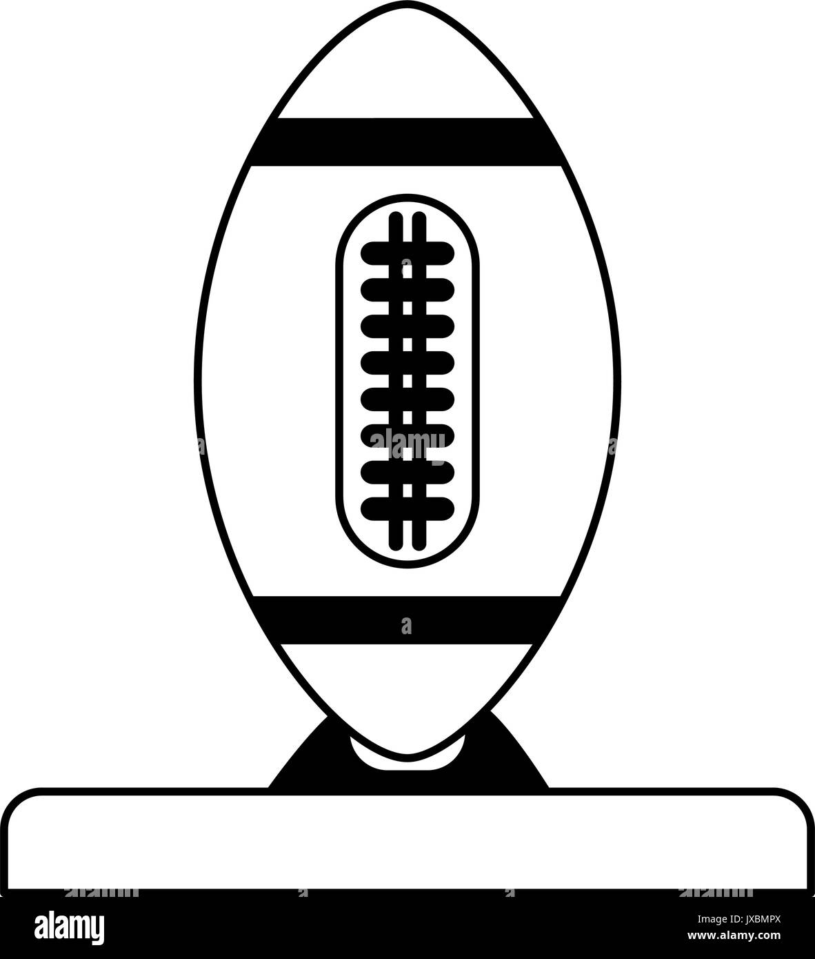 american football ball icon image  Stock Vector