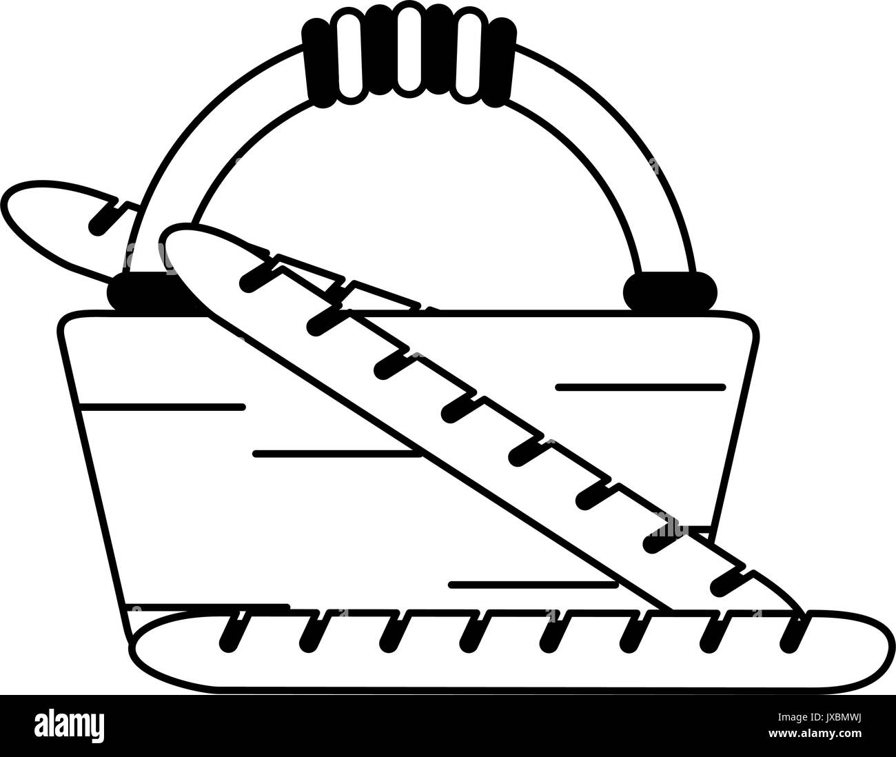 picnic basket icon image Stock Vector Image & Art - Alamy