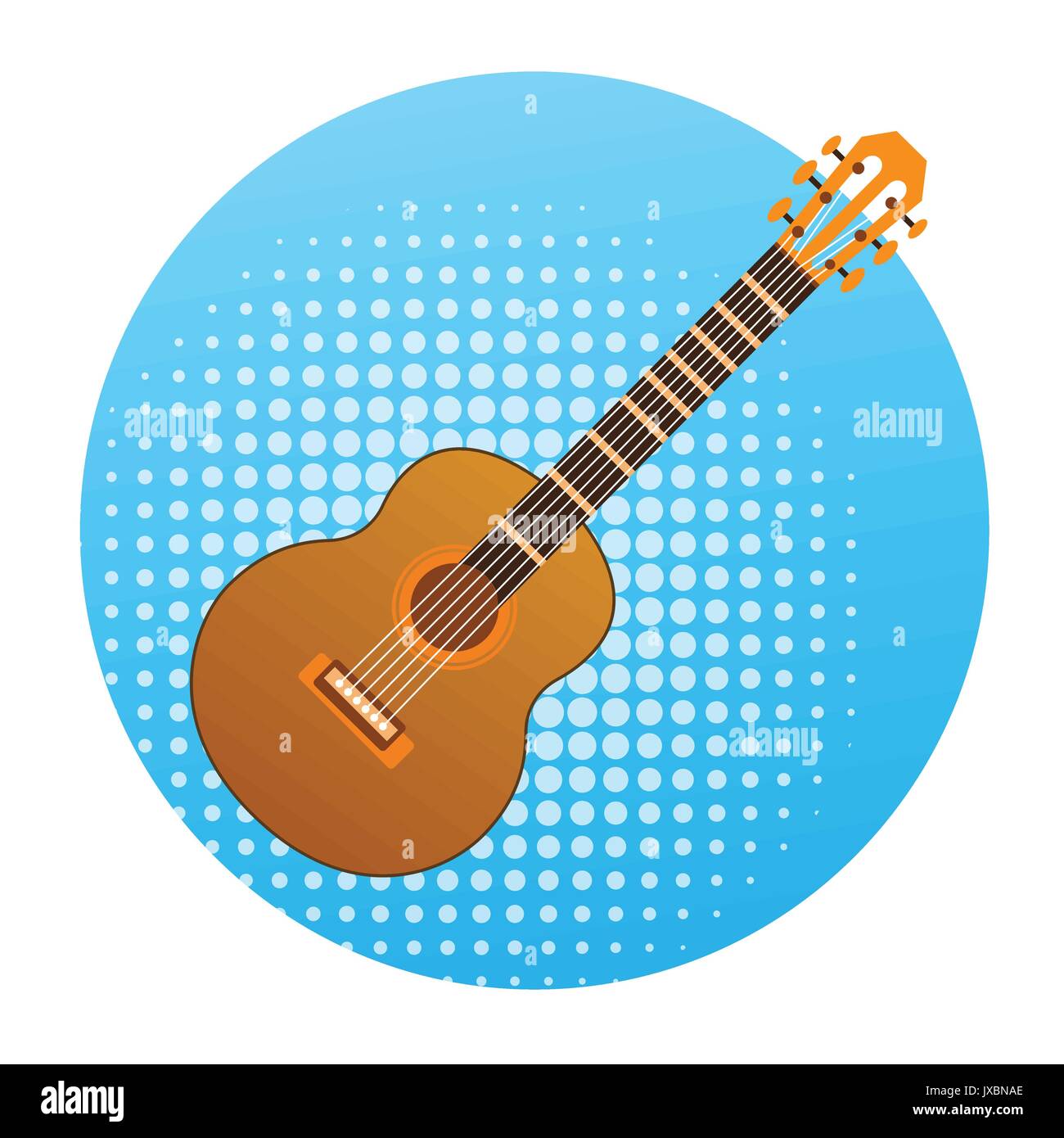 Acoustic Guitar Icon Music Instrument Concept Stock Vector Image & Art ...