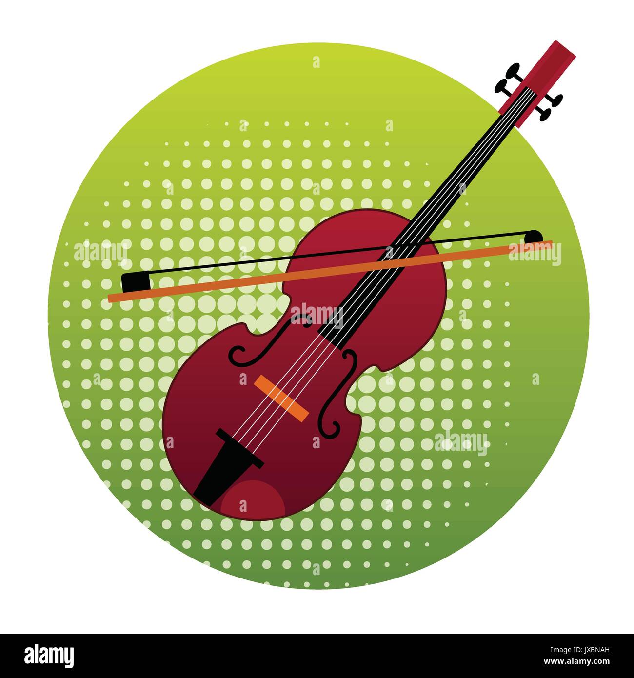 Violin shape Stock Vector Images Alamy