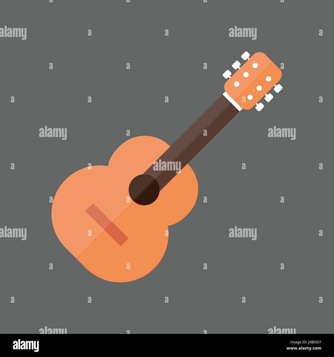 Acoustic Guitar Icon Music Instrument Concept Stock Vector Image & Art ...