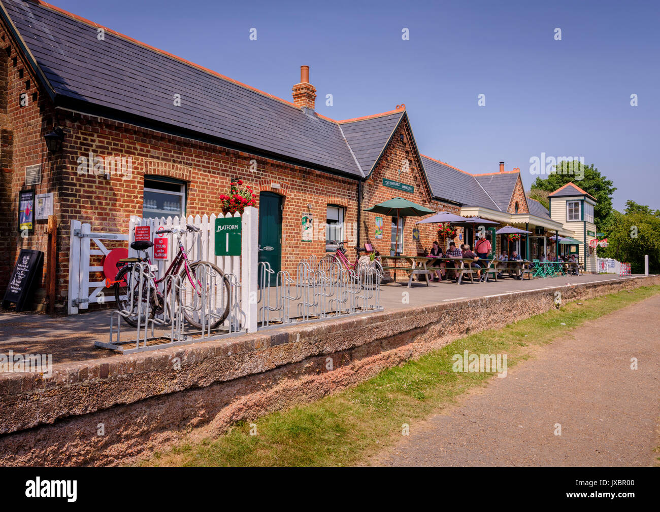 The old station at Yarmouth on the Isle of Wight. Now a restaurant