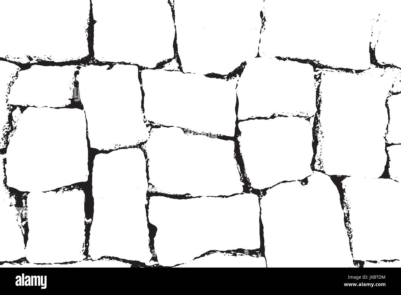 Antique brick wall texture. Grunge old stone packground. Vector pattern ...