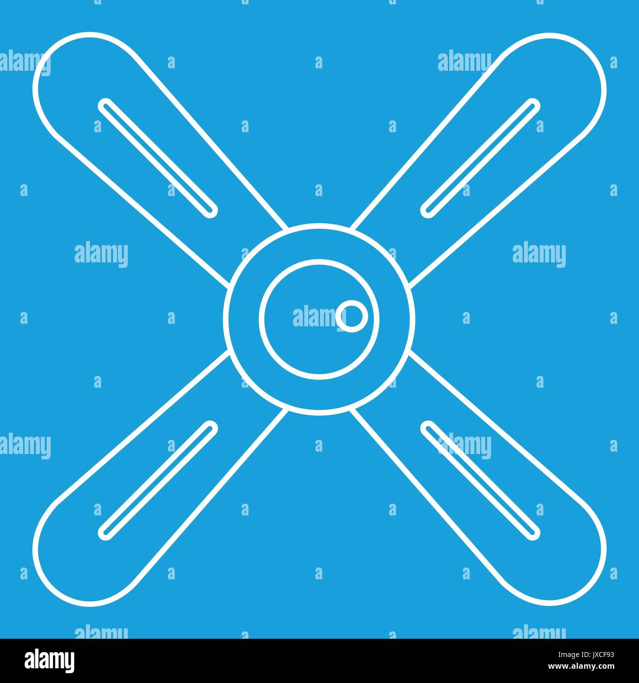 Propeller icon, outline style Stock Vector Image & Art - Alamy