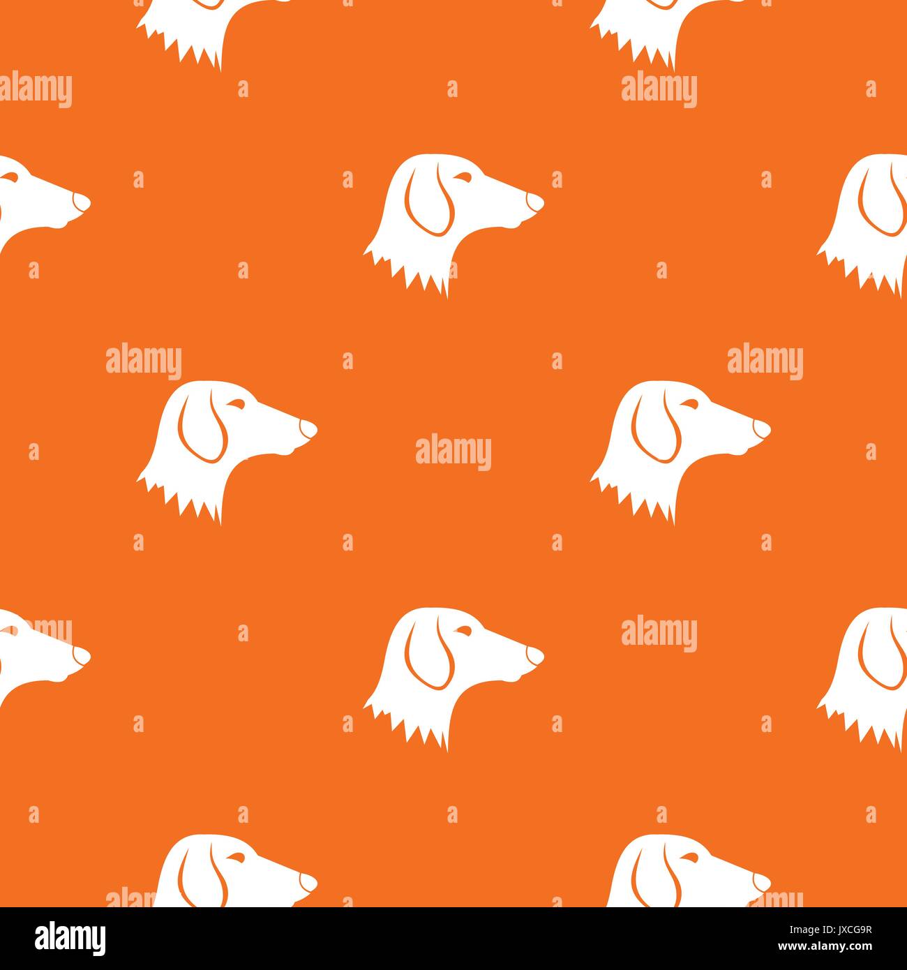 Dachshund dog pattern seamless Stock Vector
