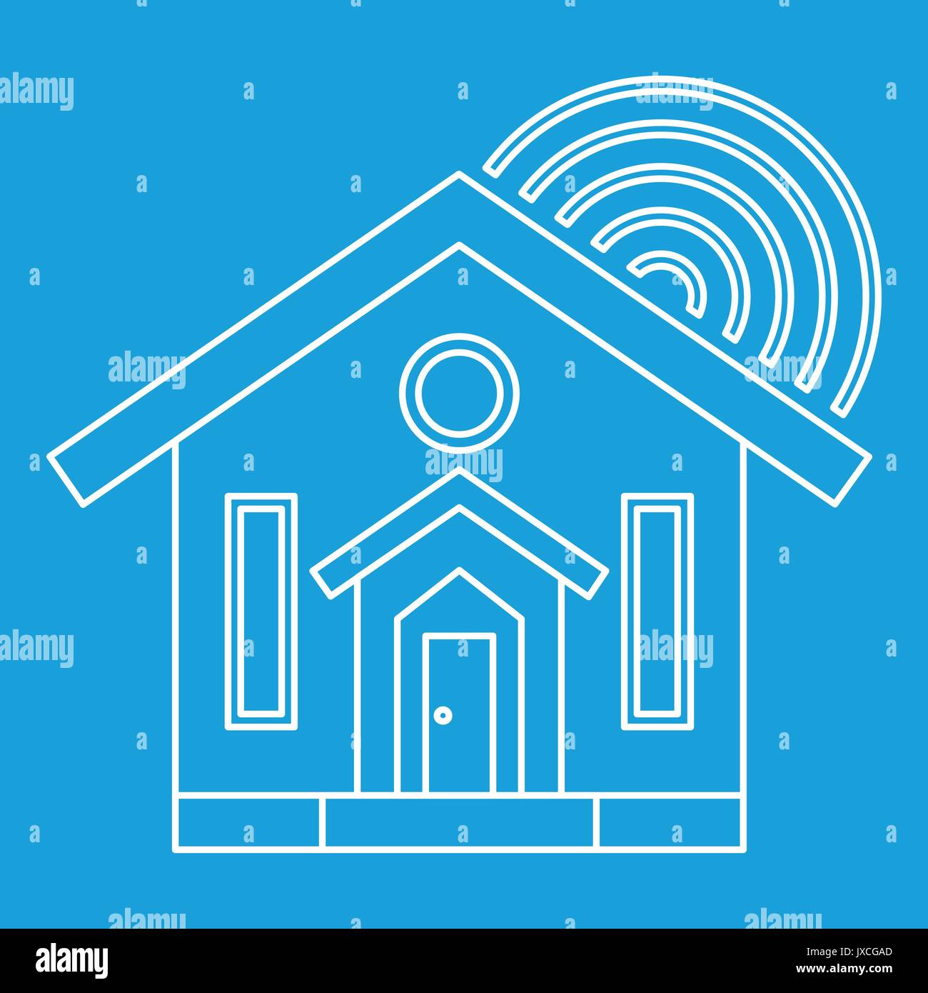 House icon, outline style Stock Vector Image & Art - Alamy