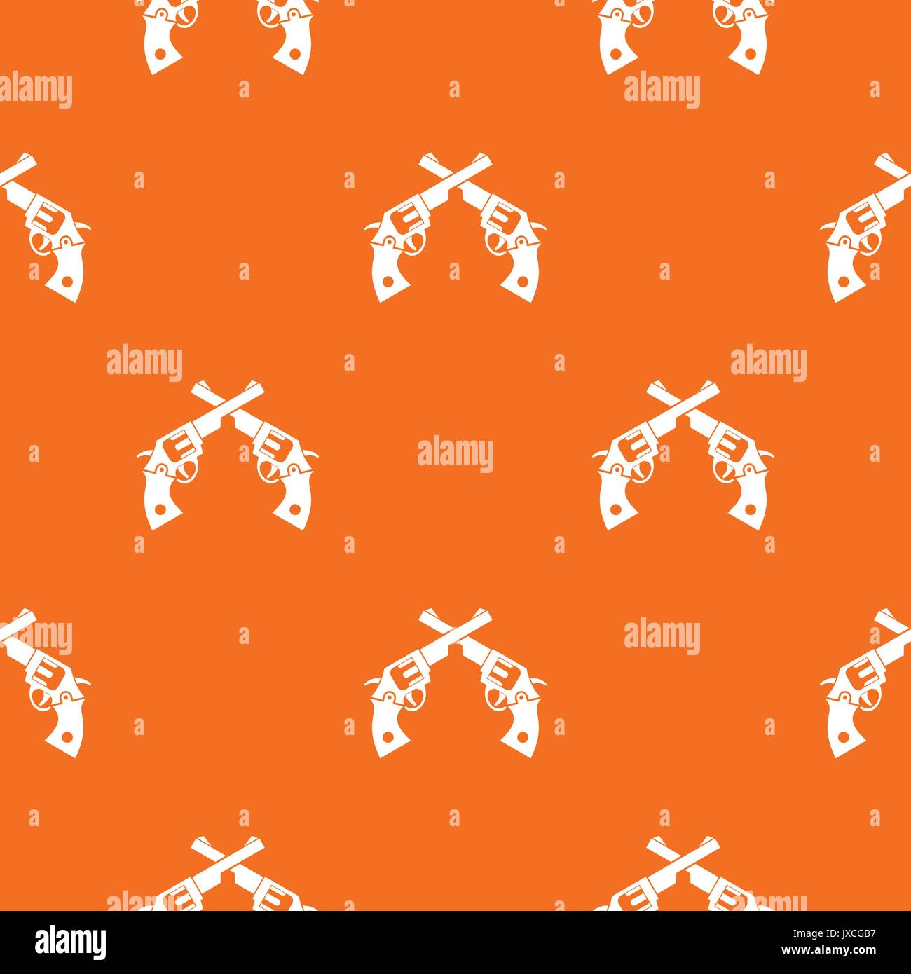 Revolvers pattern seamless Stock Vector
