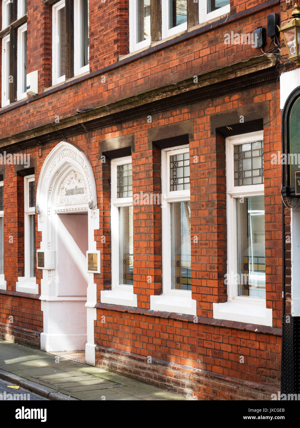 Samman House on Bowlalley Lane in the Old Town at Hull Yorkshire