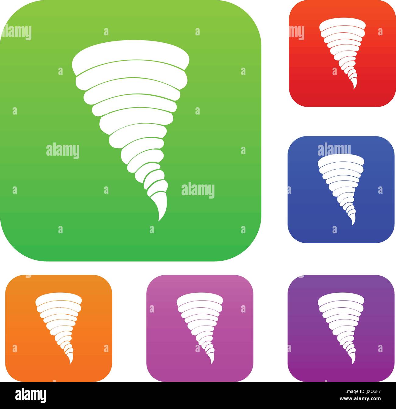 Tornado set collection Stock Vector Image & Art - Alamy