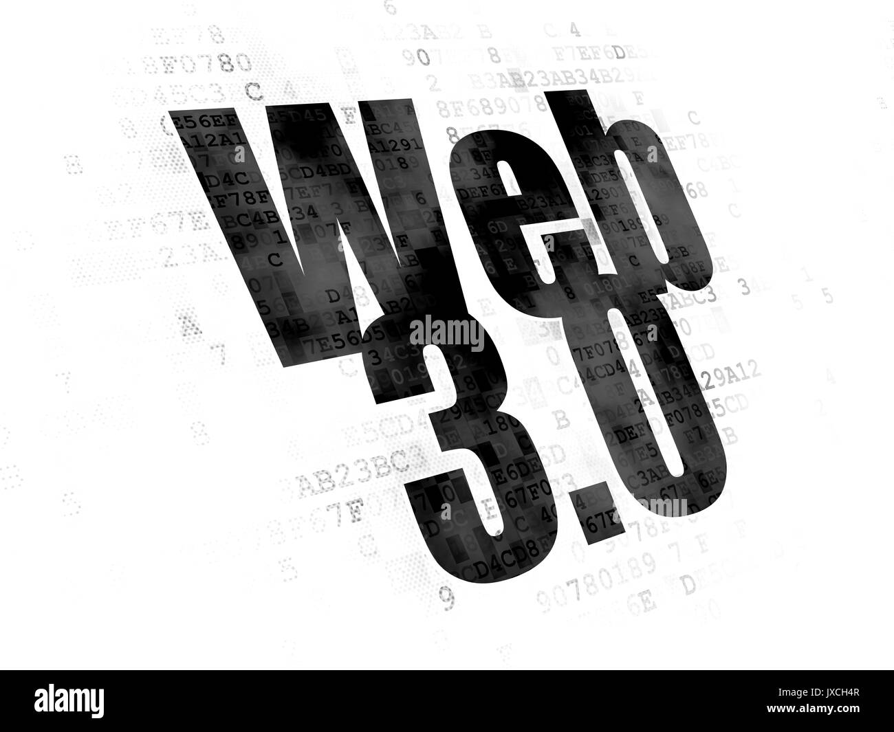 Digital 3 Black and White Stock Photos Images Alamy