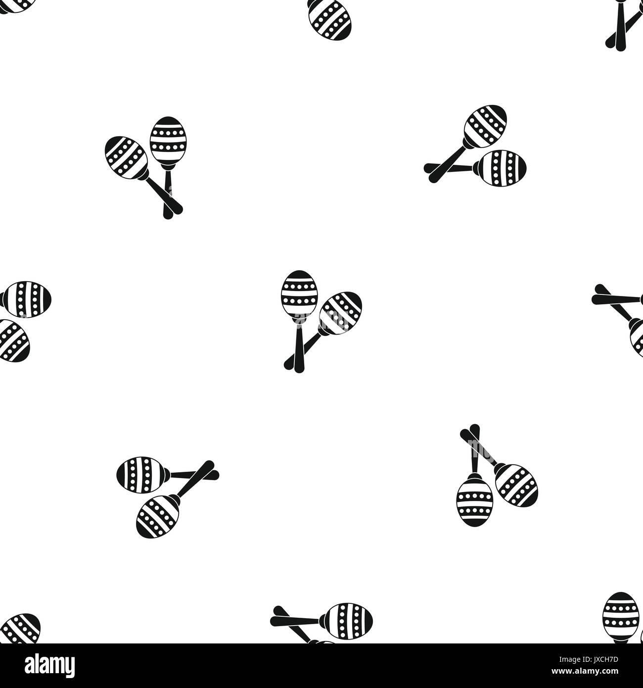 Maracas pattern seamless black Stock Vector Image & Art Alamy