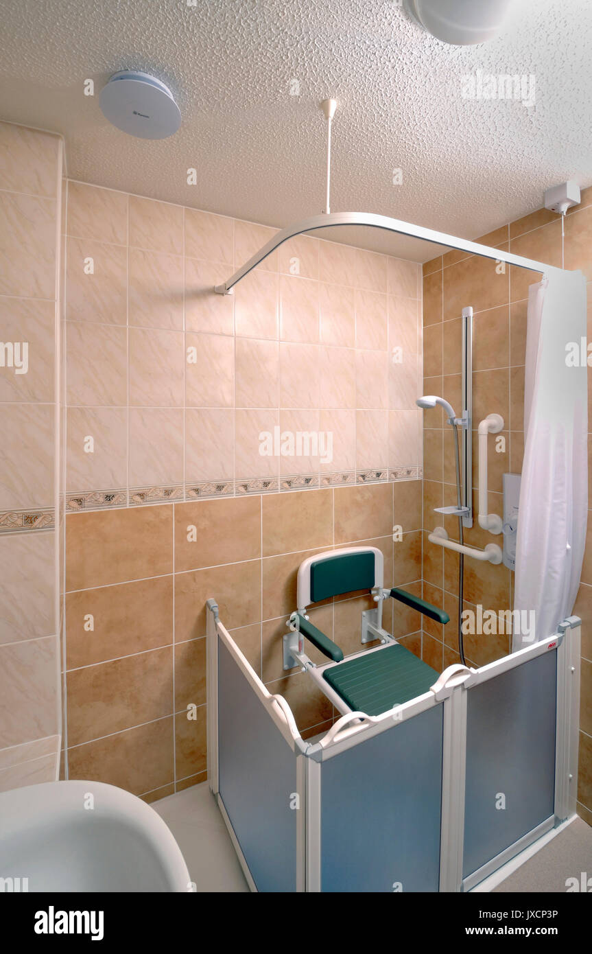 Electric Shower Stock Photo