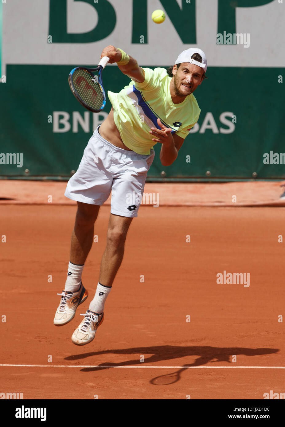 JOAO SOUSA (POR)  Tennis - French Open 2017 - Grand Slam ATP / WTA -  Roland Garros - Paris -  - France  - 31 May 2017. Stock Photo