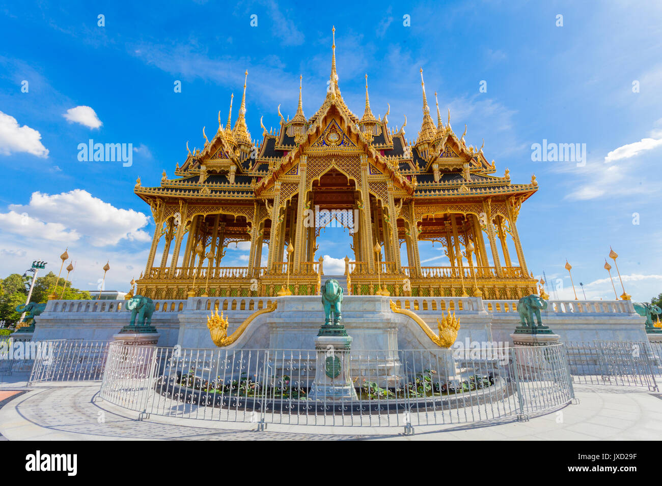 BANGKOK, THAILAND - August 13: The Ananta Samakhom Throne Hall, Thailand on August 13 2017. Built in Italian Renaissance and Neo Classic style,Ananta  Stock Photo