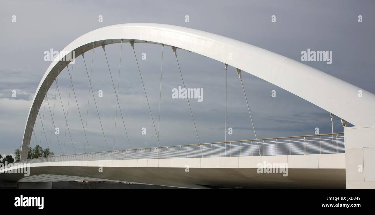 Bridge Meyer, Alessandria, Piedmont, Italy 3 Stock Photo