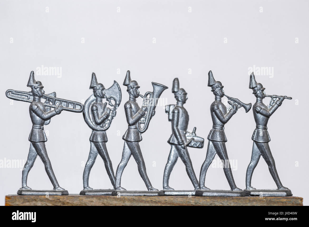 Tin soldier brass band parade Stock Photo Alamy