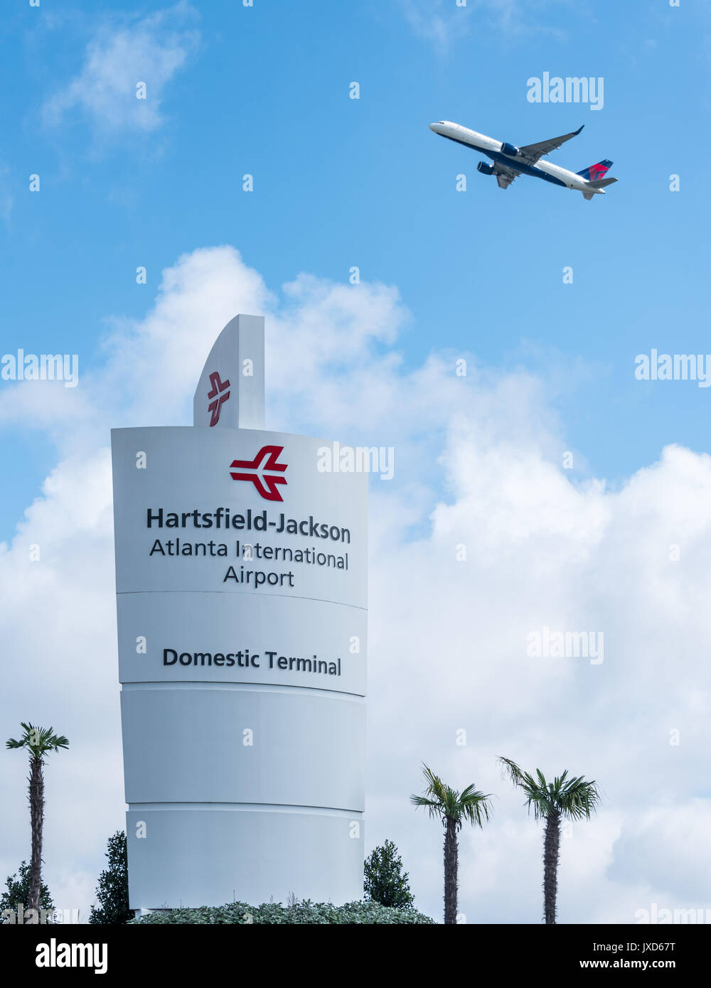 Hartsfield-Jackson Atlanta International Airport. Stock Photo