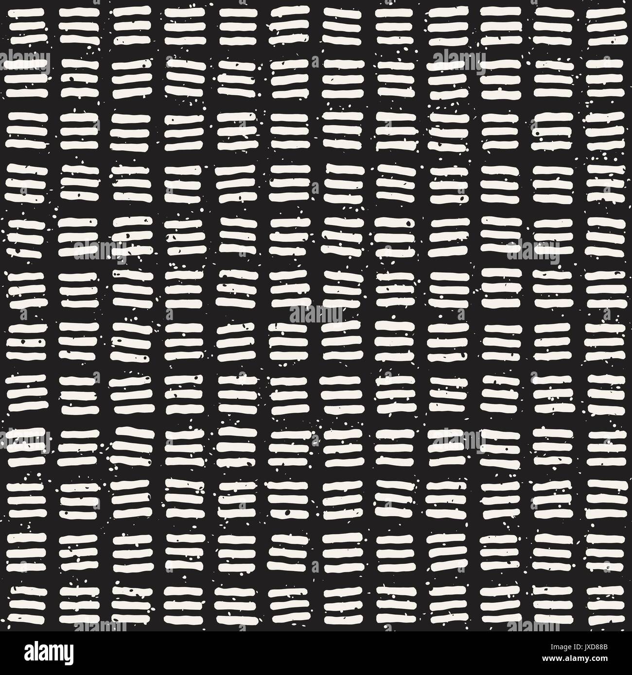 Seamless pattern with hand drawn lines. Abstract background with ...
