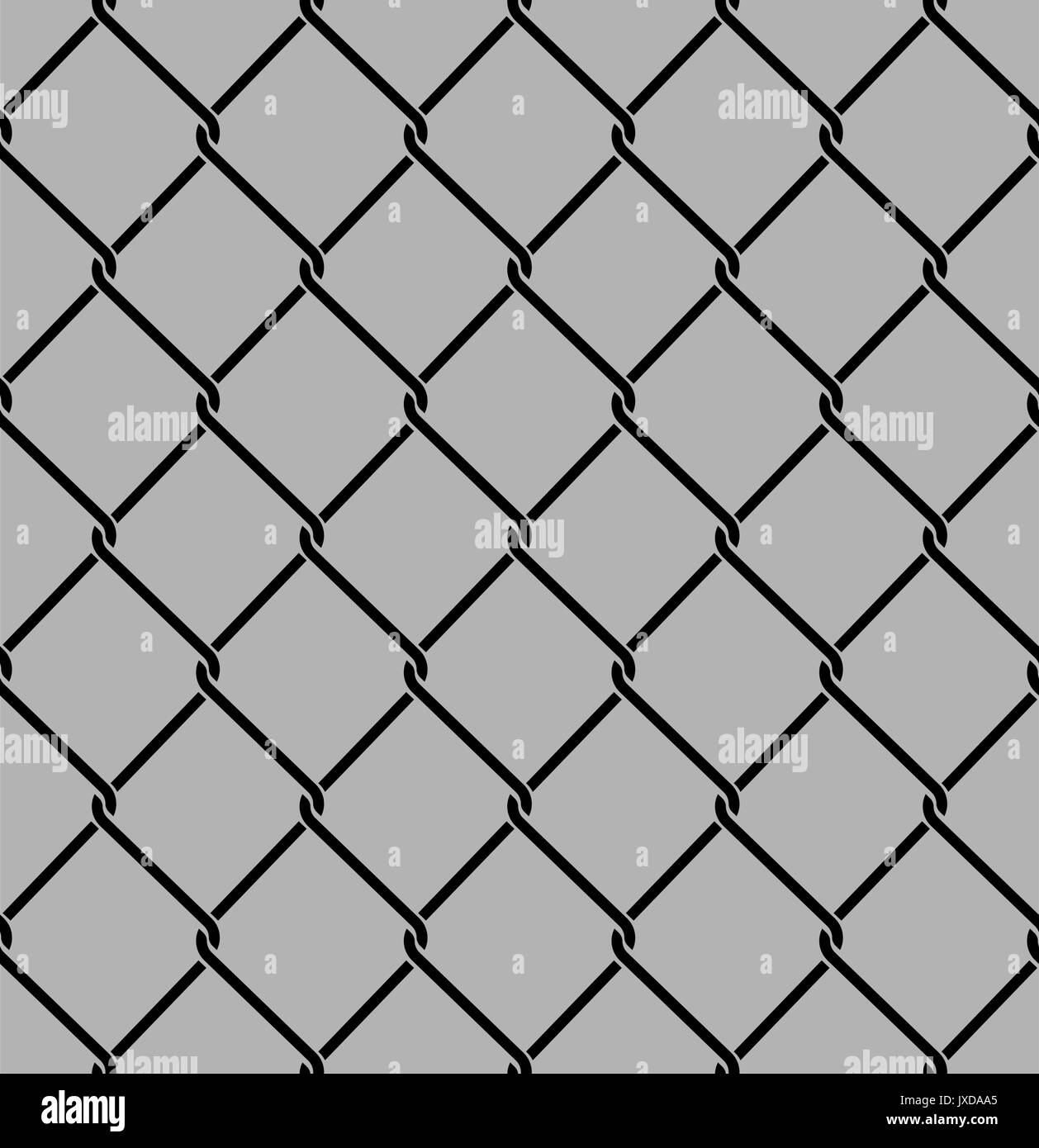 Rabitz seamless pattern. Mesh netting ornament. Mesh fence background Stock Vector