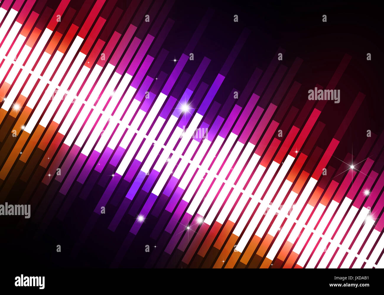 abstract multicolor music equalizer background for party events Stock Photo