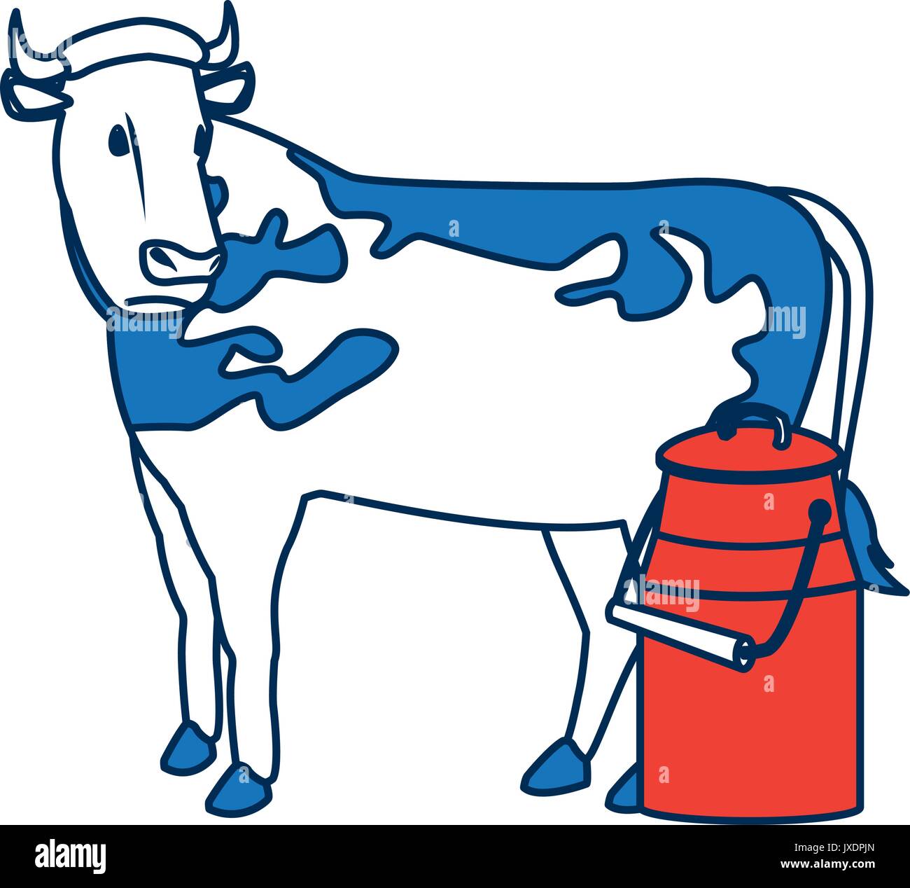 swiss can milk cow dairy culture concept Stock Vector Image & Art Alamy