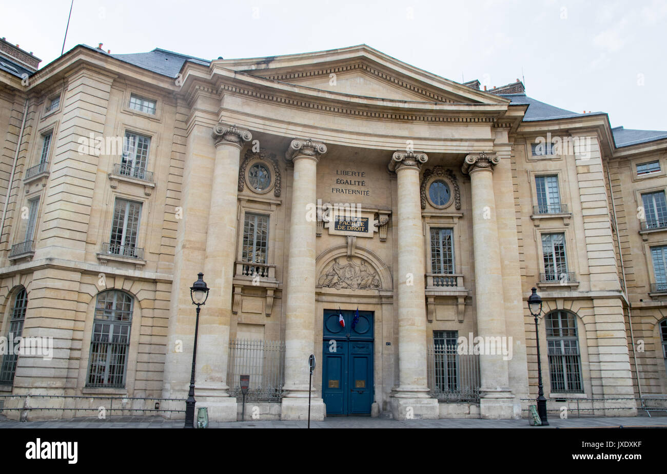 PARIS, FRANCE JUNE 8, 2017 Building of Faculte de Droit (Paris Law
