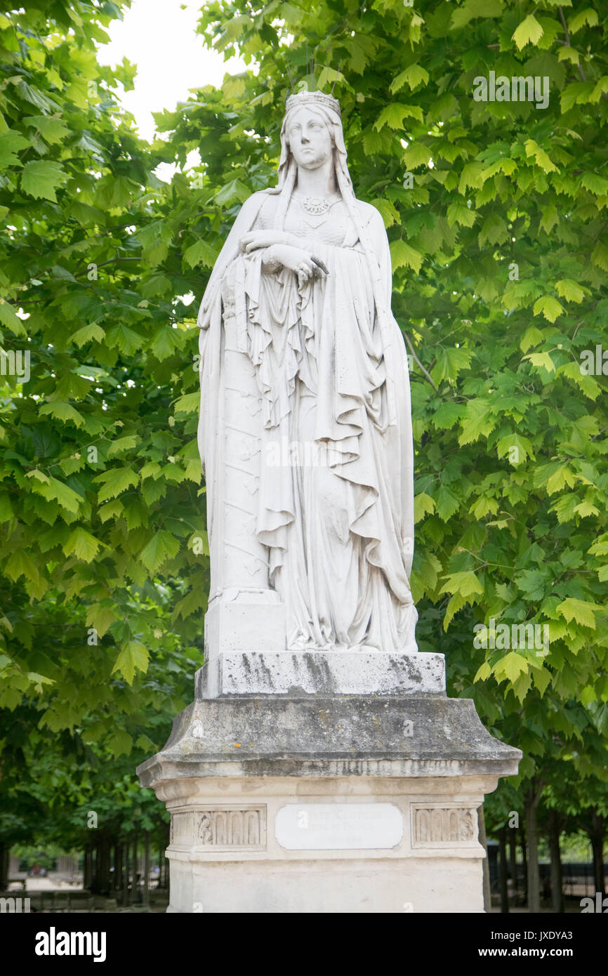 Statue of Saint Clotilde at Luxembourg Gardens in Paris, France Stock Photo Alamy
