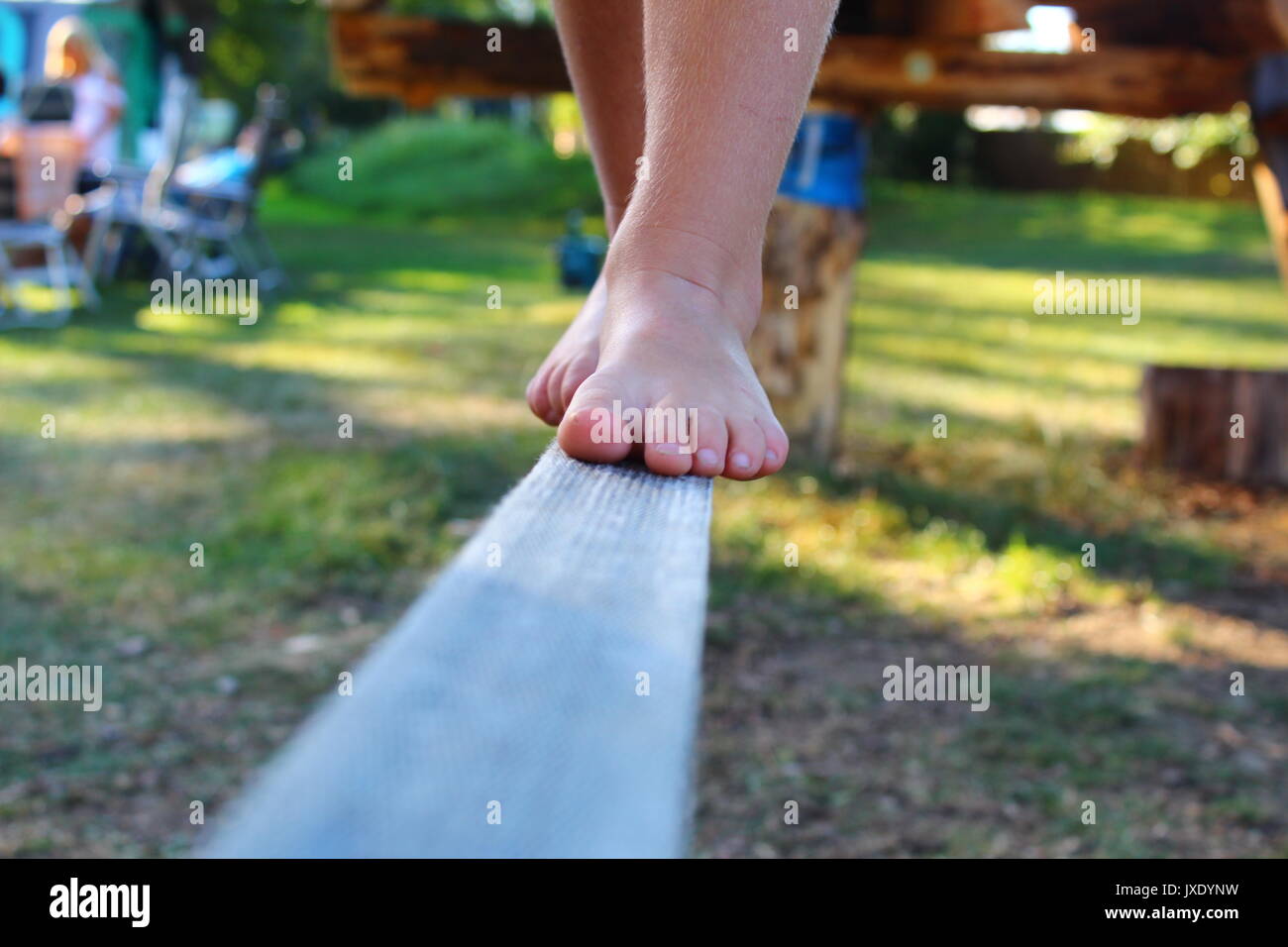 child balancing