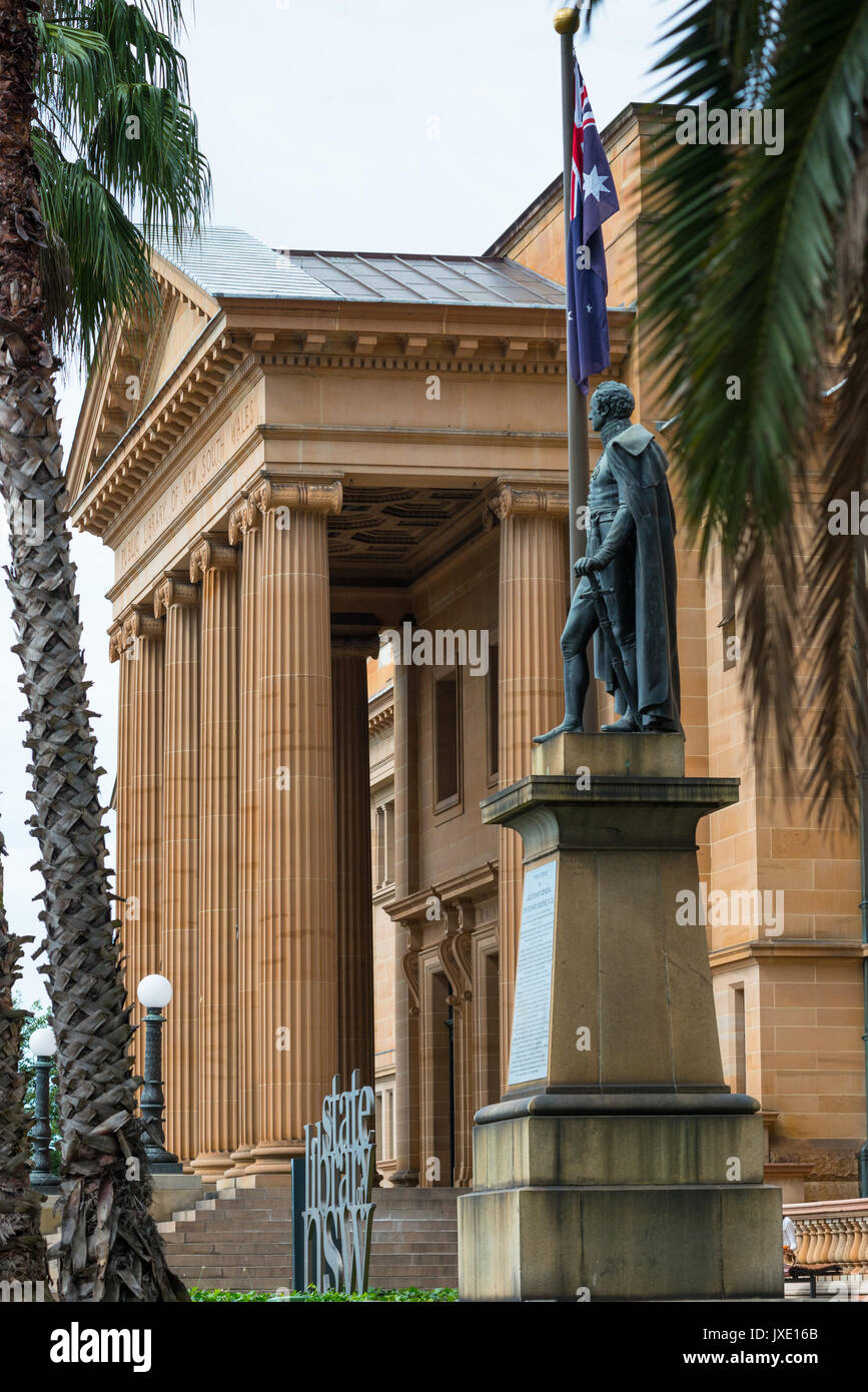 Mitchell Wing of the State Library of New South Wales, Sydney, Australia. Stock Photo