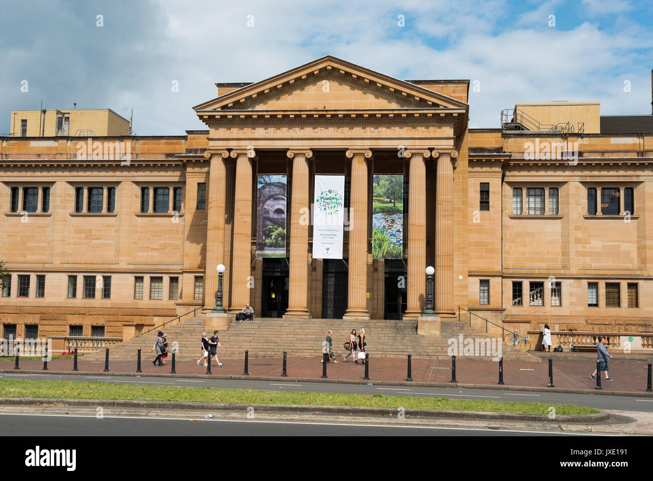 Mitchell Wing of the State Library of New South Wales, Sydney, Australia. Stock Photo