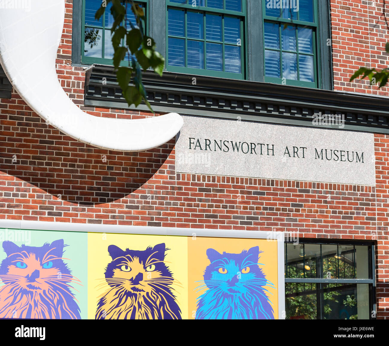 Farnsworth Art Museum in Rockland Maine Stock Photo Alamy