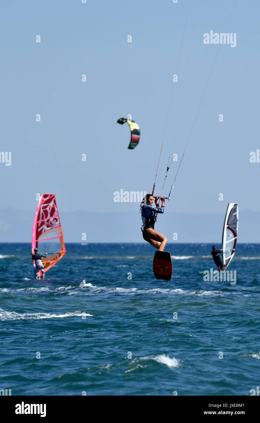 Kite surfing hires stock photography and images Alamy