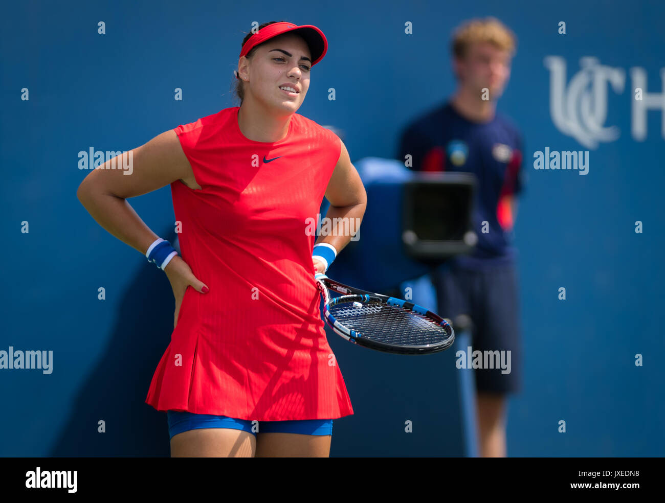Cincinnati, United States. 15 August, 2017. Ana Konjuh of Croatia at