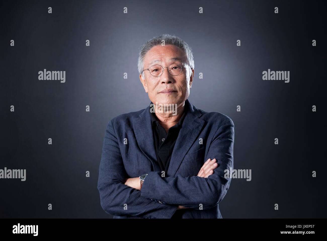 Edinburgh, UK. 16th August 2017. Hwang Sok-yong, the South Korean novelist., appearing at the Edinburgh International Book Festival. Gary Doak / Alamy Live News Stock Photo