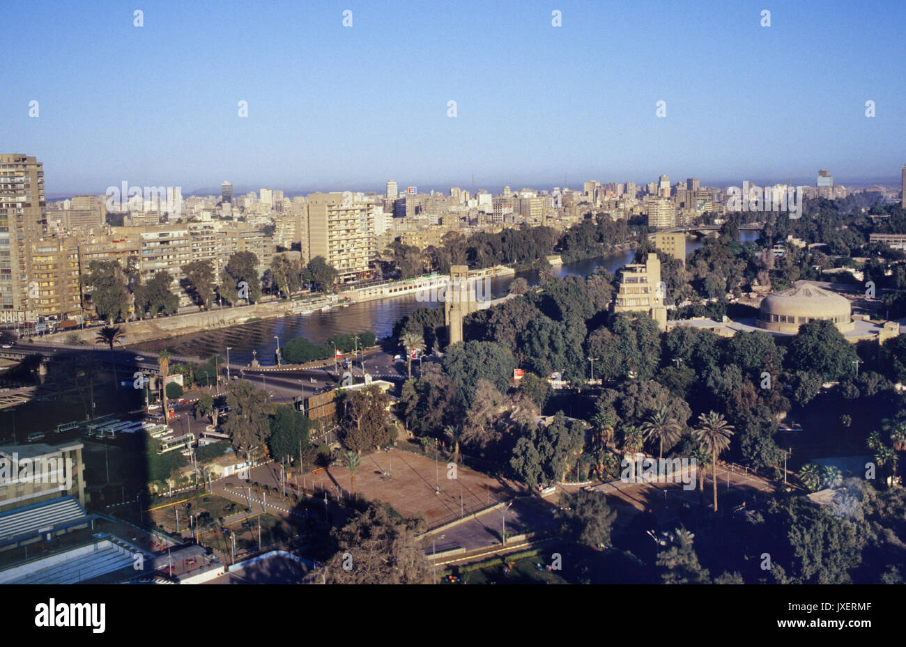 EGYPT Cairo view over town 2000 Stock Photo