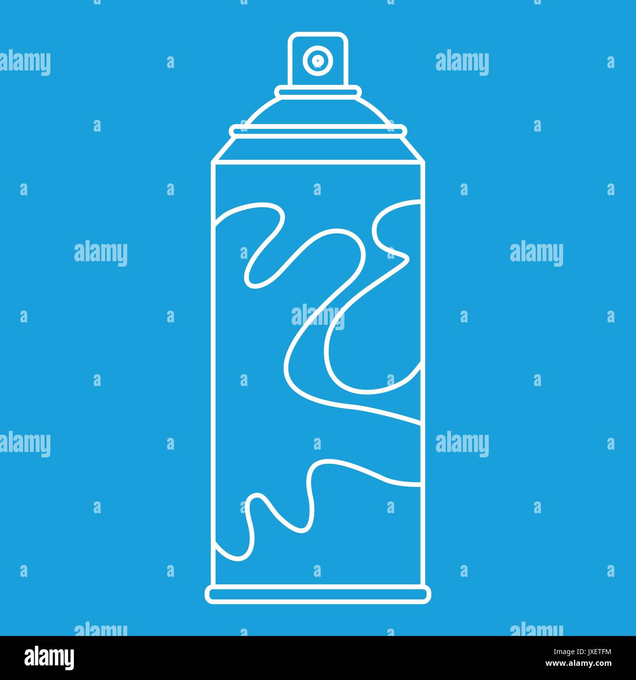 Colored spray icon, outline style Stock Vector Image & Art - Alamy