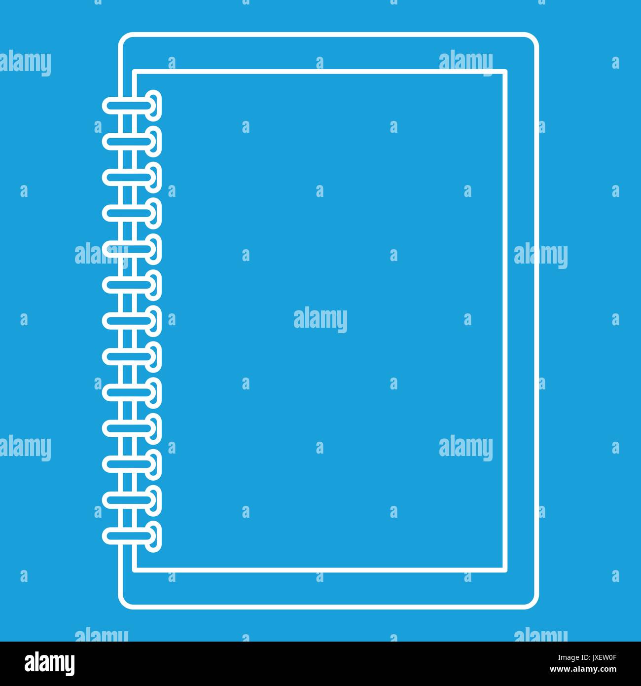 Sketchbook icon, outline style Stock Vector Image & Art Alamy