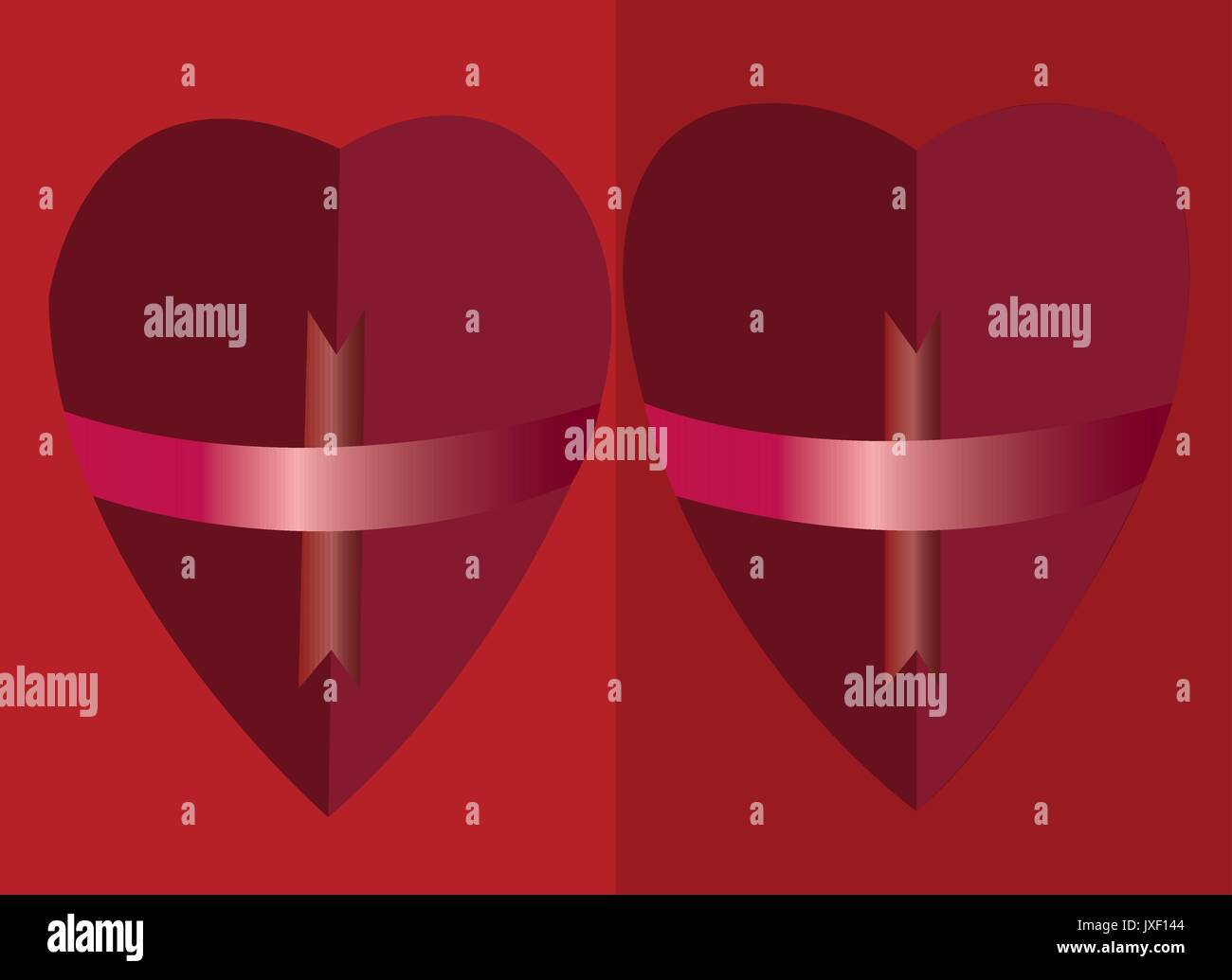 Heart Sample Design A sample hearts Stock Vector Image & Art - Alamy