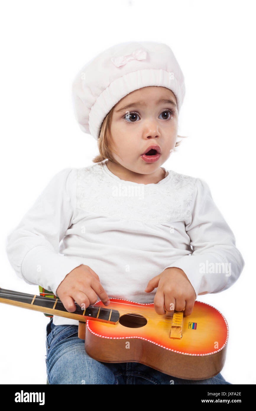 little girl toy guitar