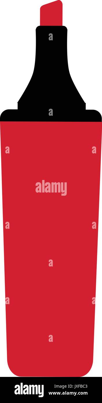 Red Marker Pen Stock Vector Image & Art - Alamy