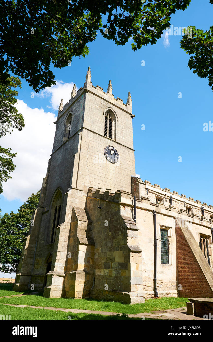St Andrews Church, Church Street, Epworth, Lincolnshire, UK Stock Photo