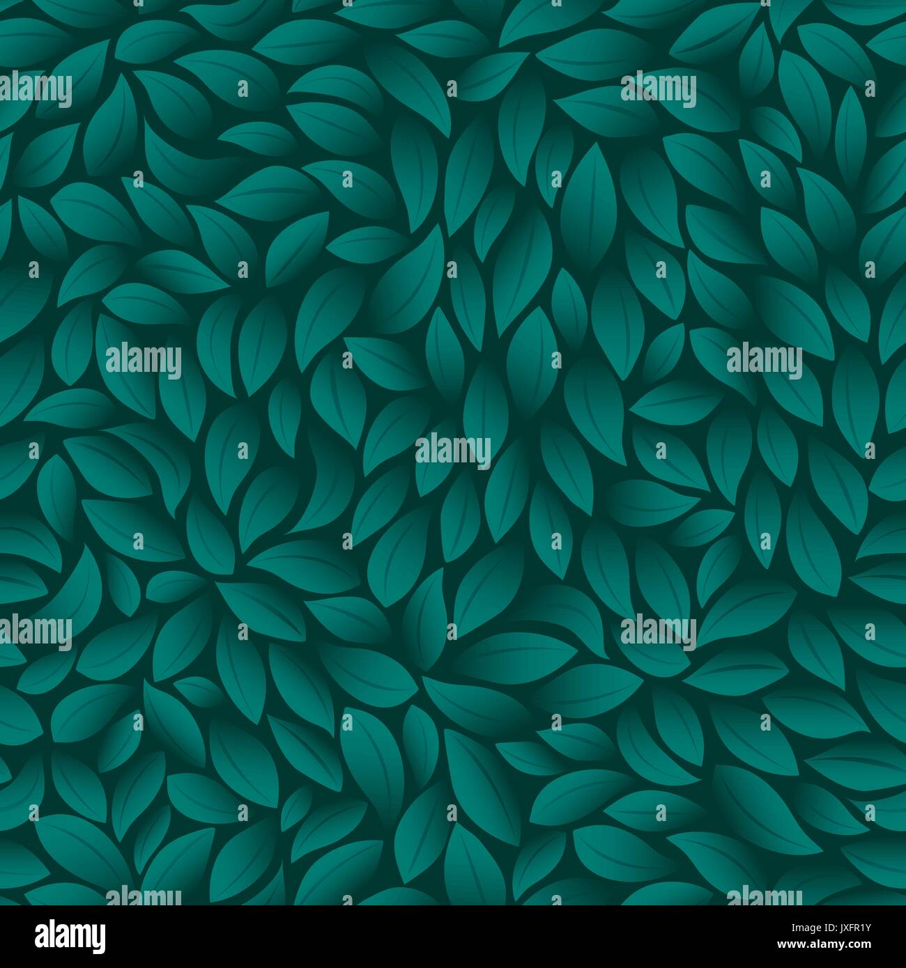 Green leaves texture pattern background. Seamless Vector illustration ...