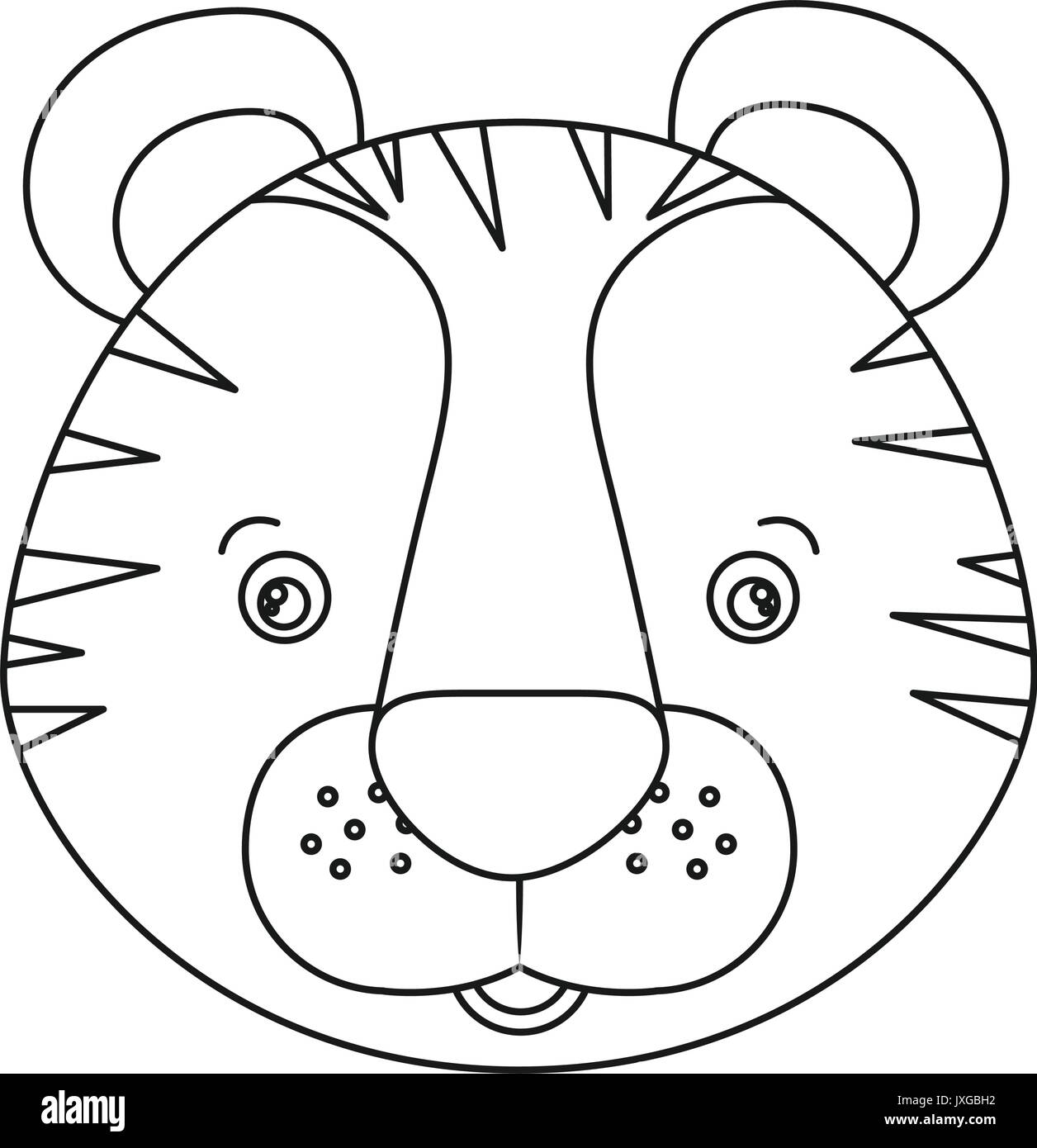 white background with silhouette caricature face tiger cute animal Stock Vector Image & Art - Alamy white background with silhouette caricature face tiger cute animal Stock Vector Image & Art - Alamy