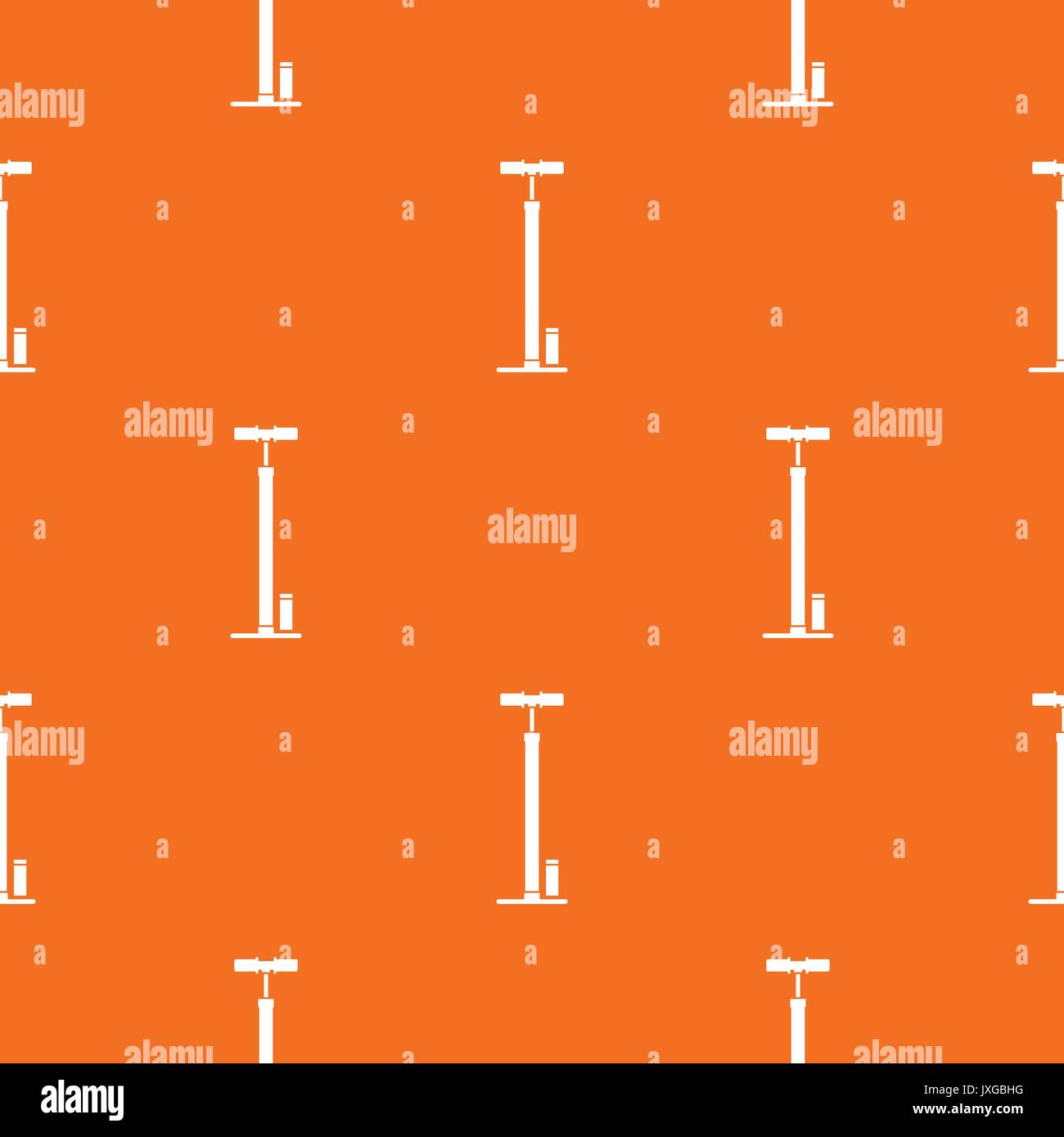 Bicycle pump pattern seamless Stock Vector