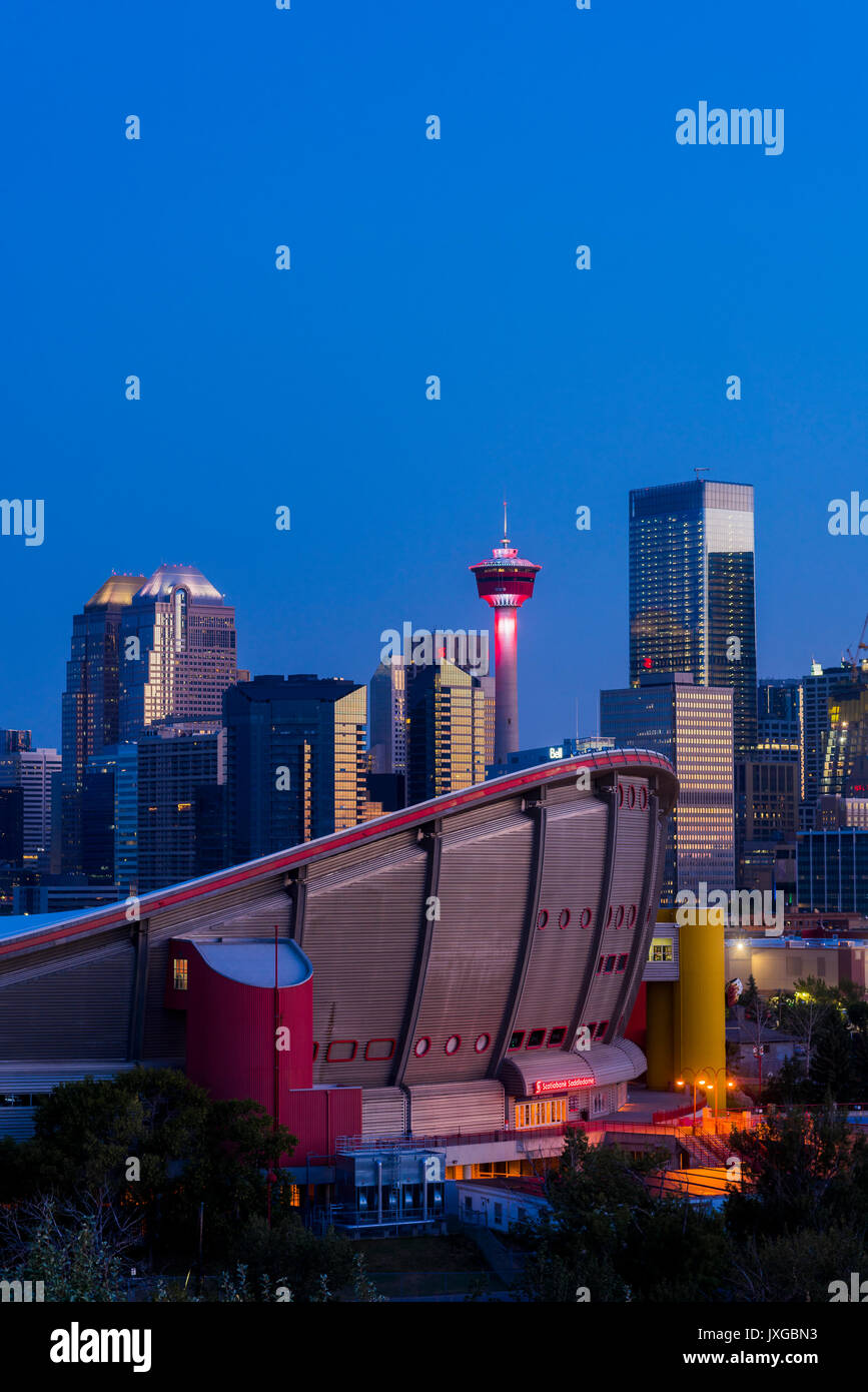 Downtown skyline, Calgary, Alberta, Canada Stock Photo Alamy