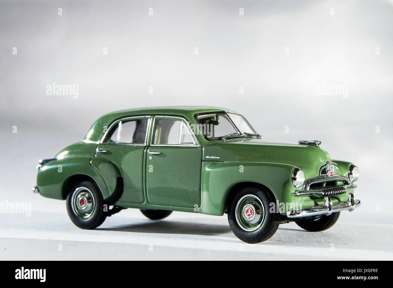 Vintage model FJ Holden car in studio setting Stock Photo