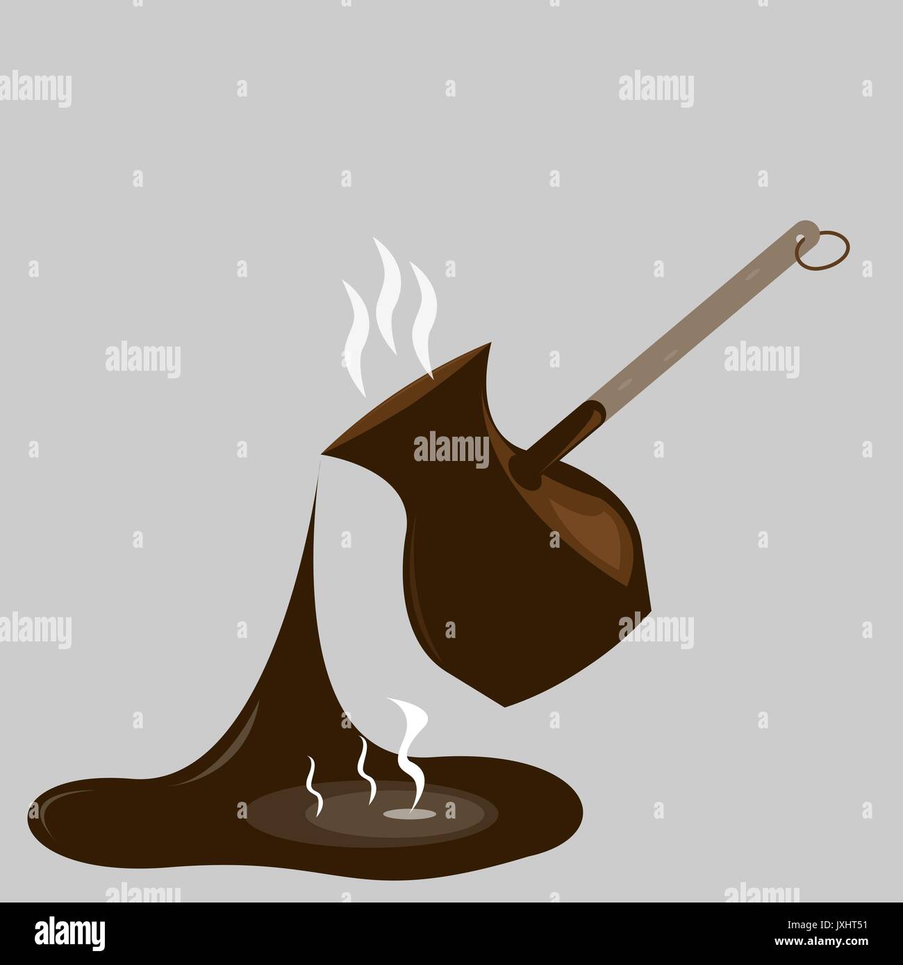 Splashing coffee Stock Vector