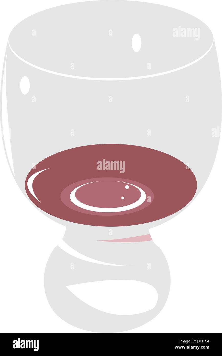 Red wine rustic glass Stock Vector Images - Alamy