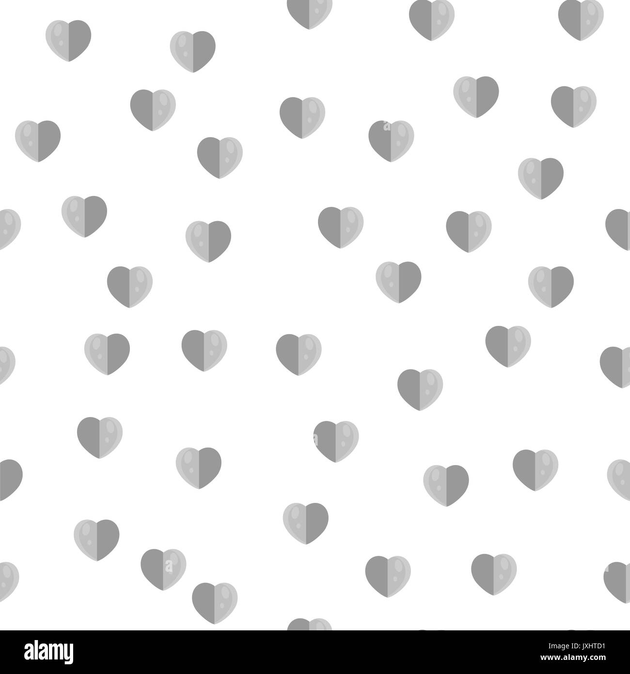 Black hearts seamless pattern Stock Vector Image & Art - Alamy